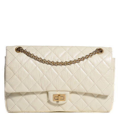 Chanel Aged Calfskin Quilted 2.55 Reissue 226 Flap Ivory 1 of 8