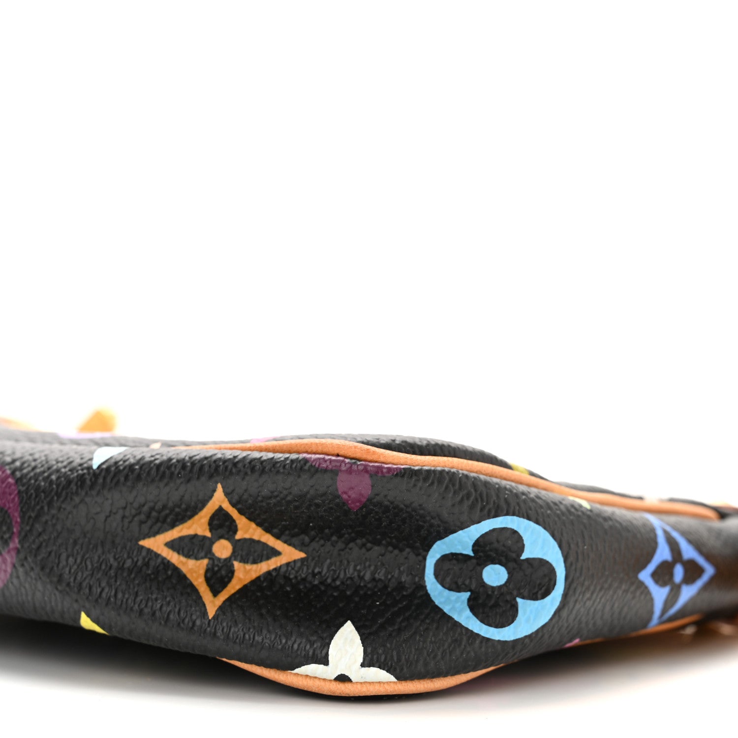 Louis Vuitton Monogram Multicolor Pochette Accessories Black 9 of 10