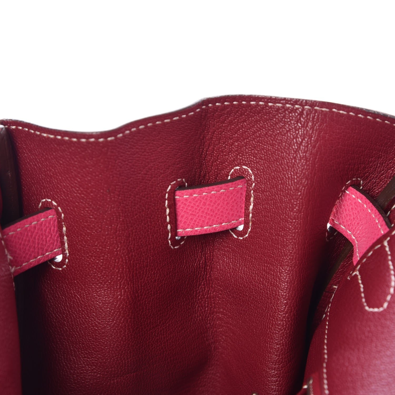 Hermes Epsom Candy Birkin 35 Rose Tyrien Rubis 22 of 41