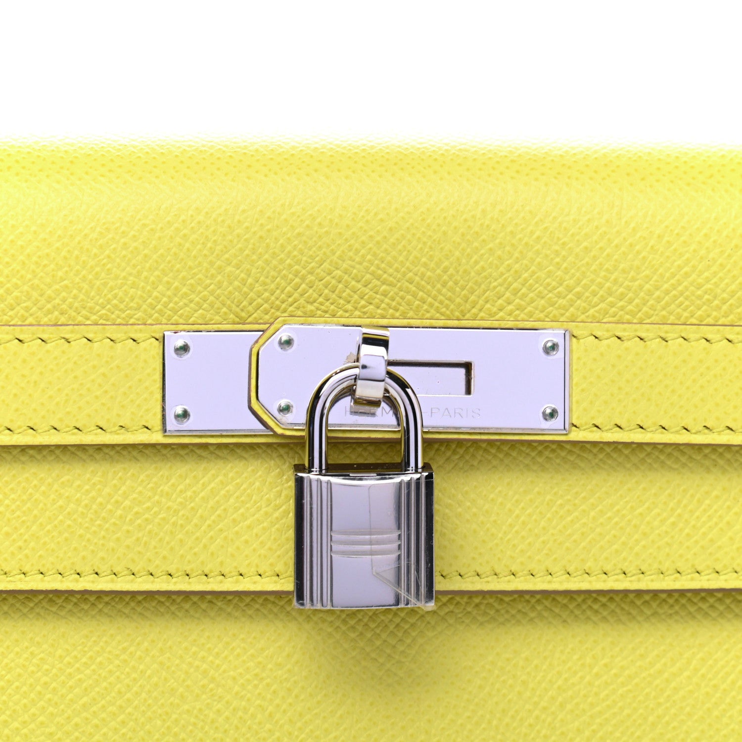 Hermes Epsom Kelly Sellier 32 Soufre 7 of 9