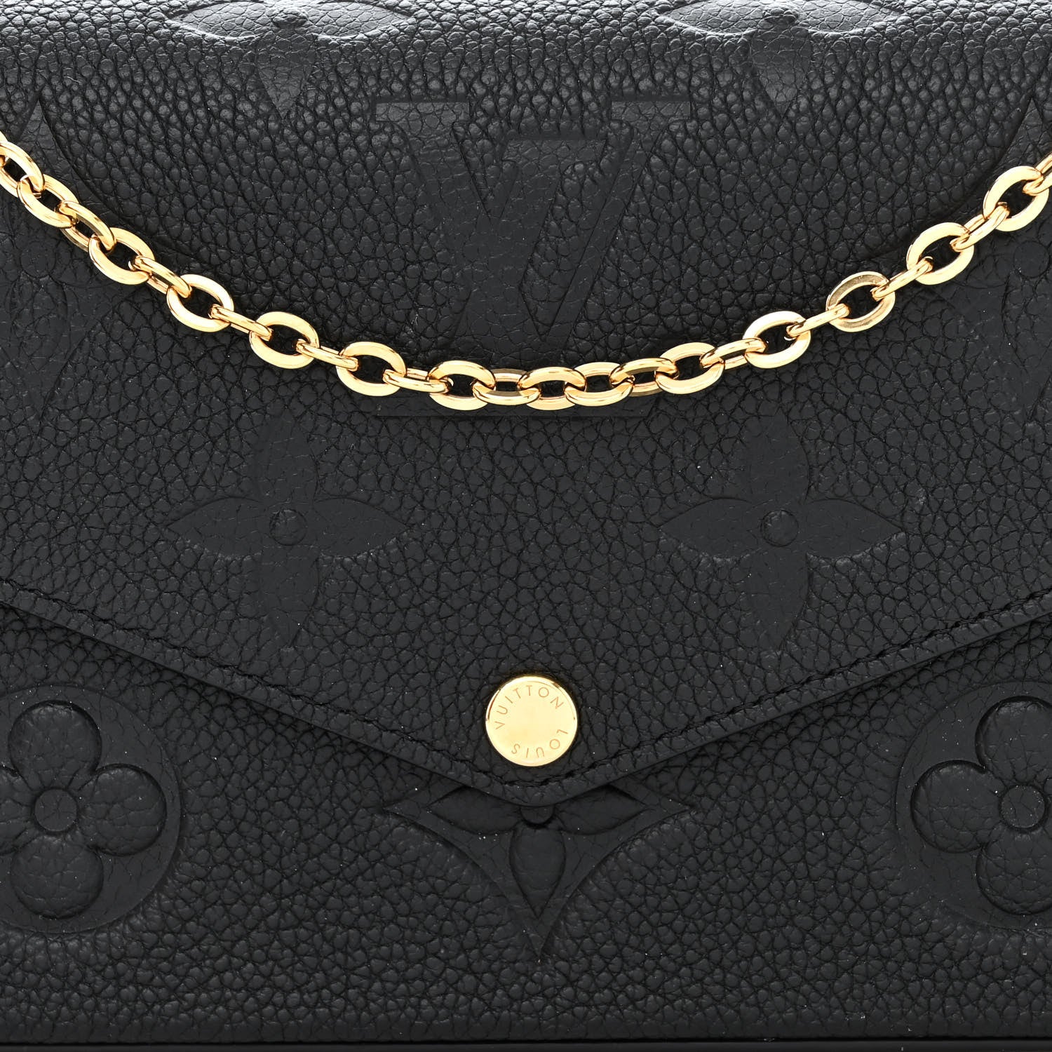 Louis Vuitton Monogram Animal Print Pochette Felicie Chain Wallet 10 of 14