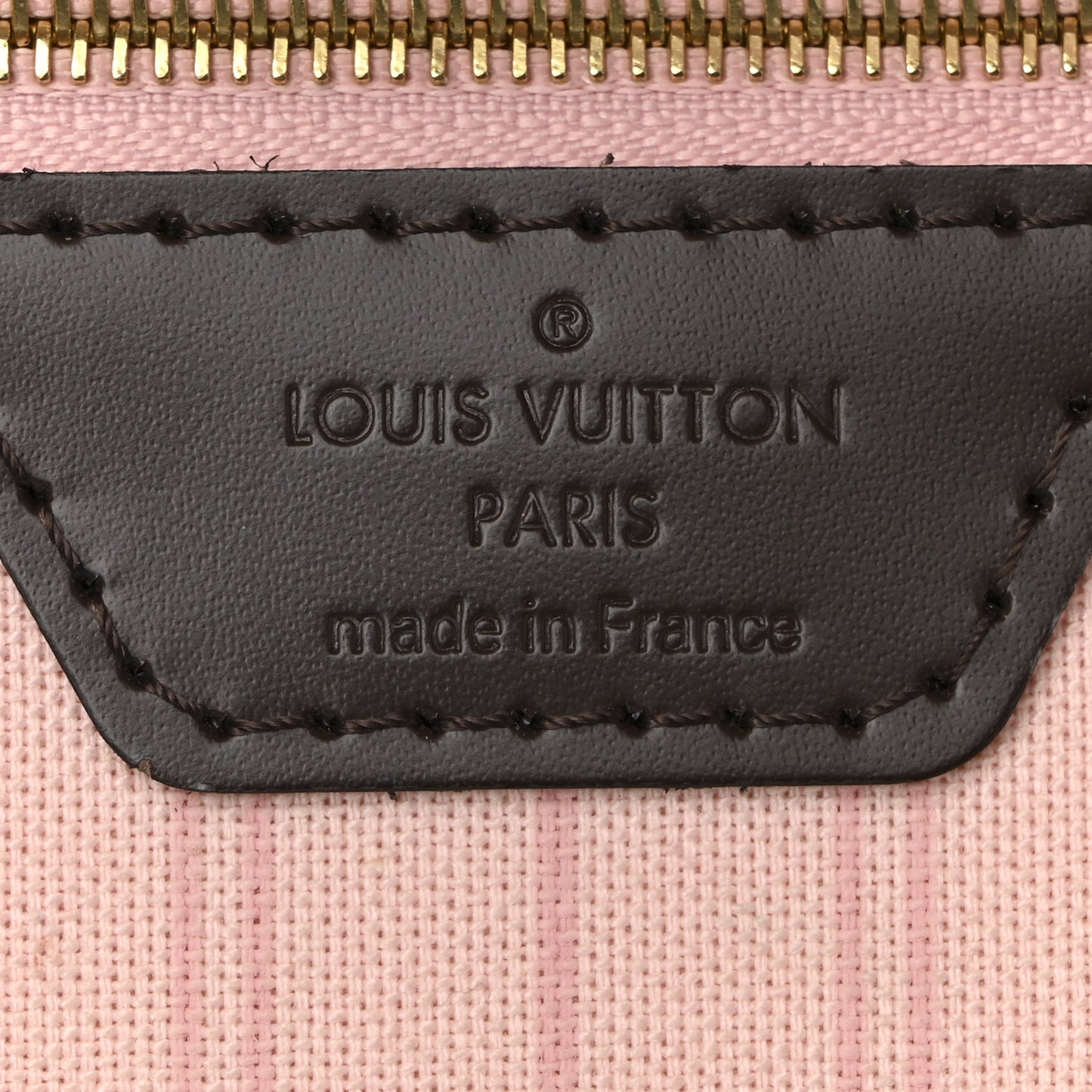 Damier Ebene Neo Neverfull MM Rose Ballerine