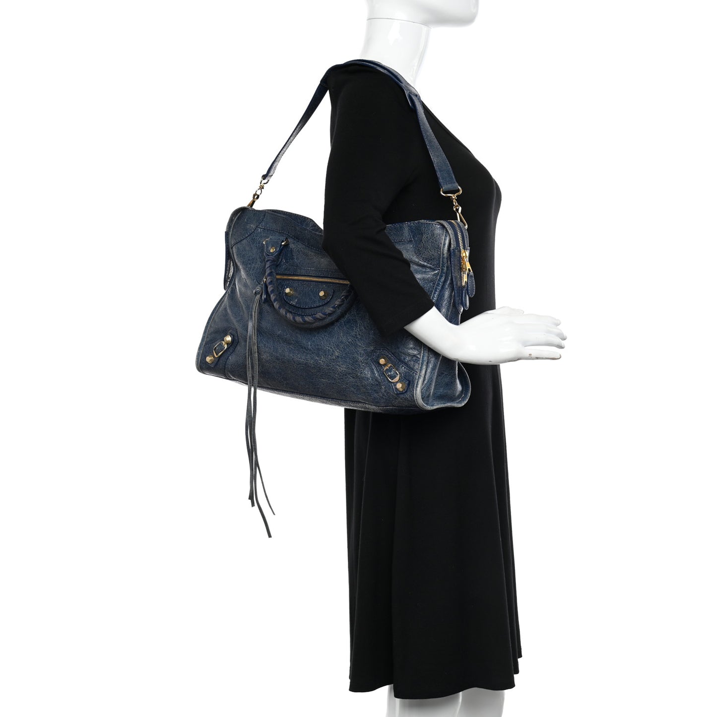 Agneau Giant 12 Gold Hardware City Bleu Mineral