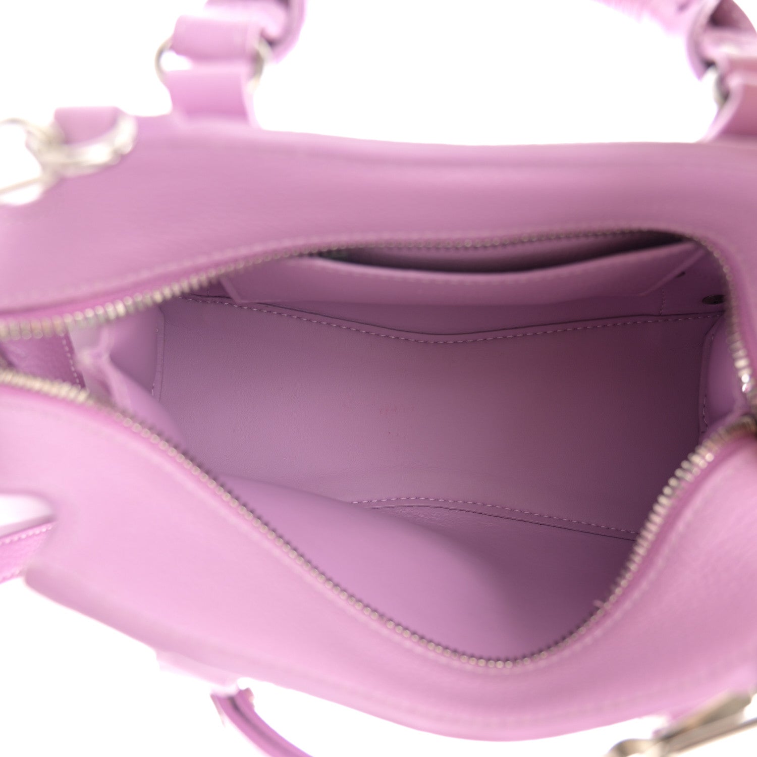 Balenciaga Grained Calfskin Neo Classic Silver Hardware Mini City Lilac 5 of 12