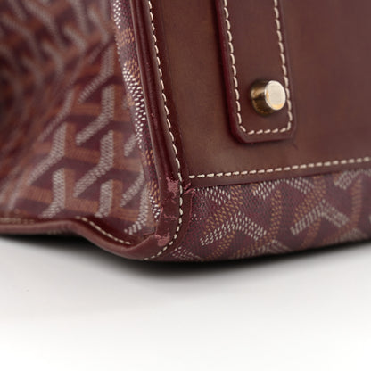 Goyard Goyardine Marquises Tote Burgundy 20 of 24
