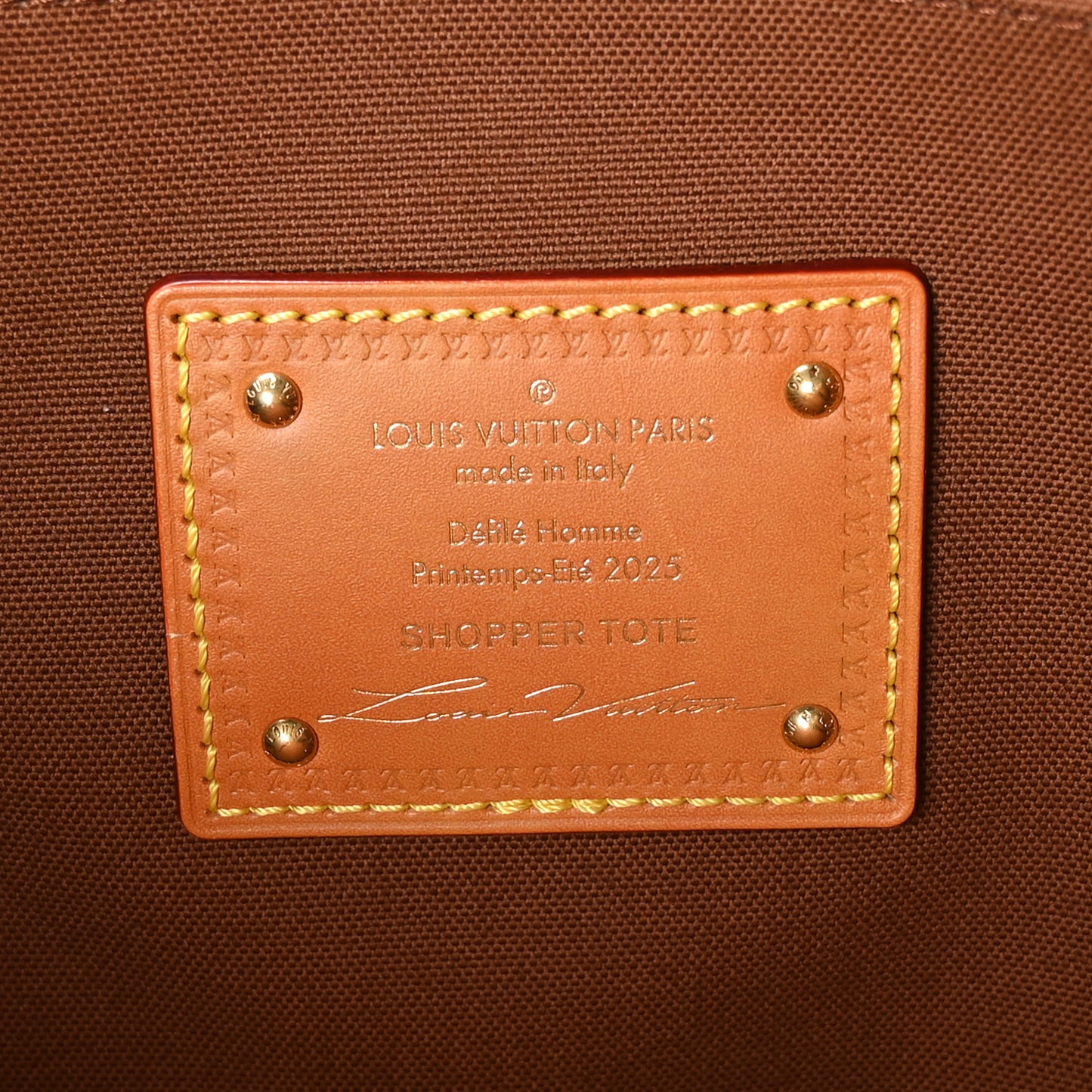 Monogram Mirror Shopper Tote MM