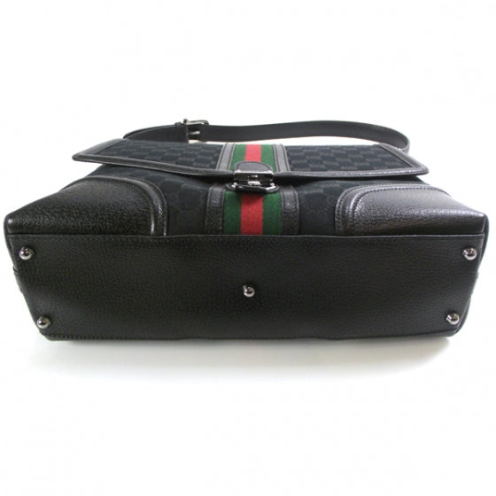 Gucci Monogram Treasure Flap Black 4 of 10