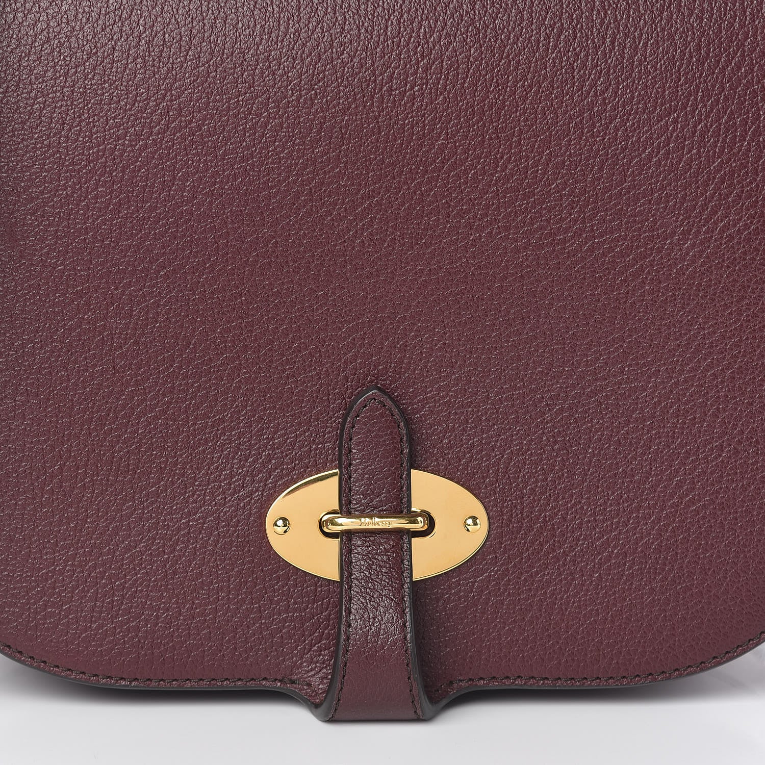 Mulberry Textured Goatskin Calfskin Tenby Shoulder Bag Burgundy 9 of 9