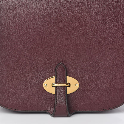 Mulberry Textured Goatskin Calfskin Tenby Shoulder Bag Burgundy 9 of 9