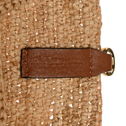 Loewe Raffia Mini Slit Tote Bag Natural Tan 7 of 11