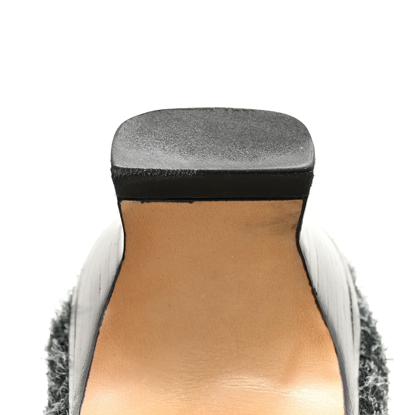 Brushed Suede Campo 40mm Loafers 41 Charcoal