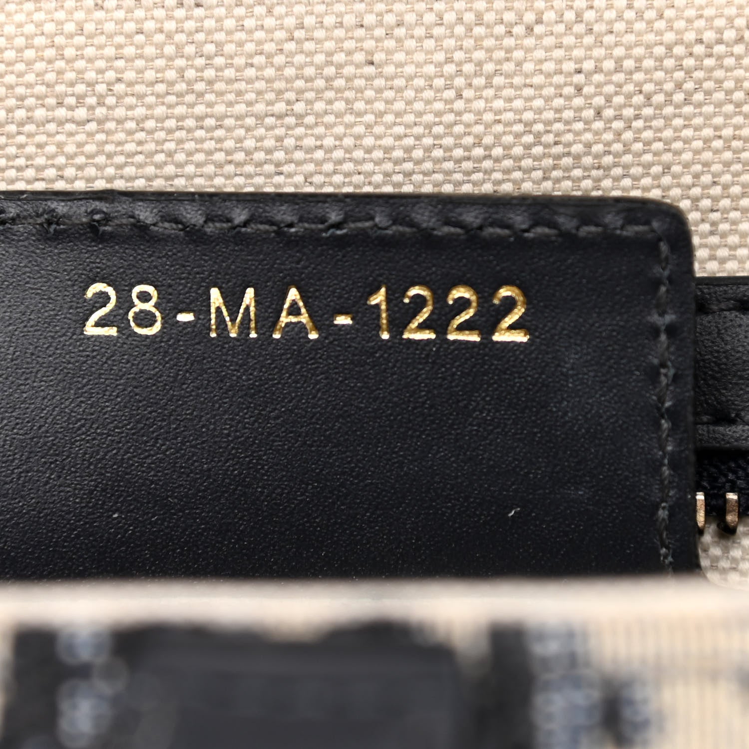 Christian Dior Oblique Saddle Bag With Strap Blue 7 of 10