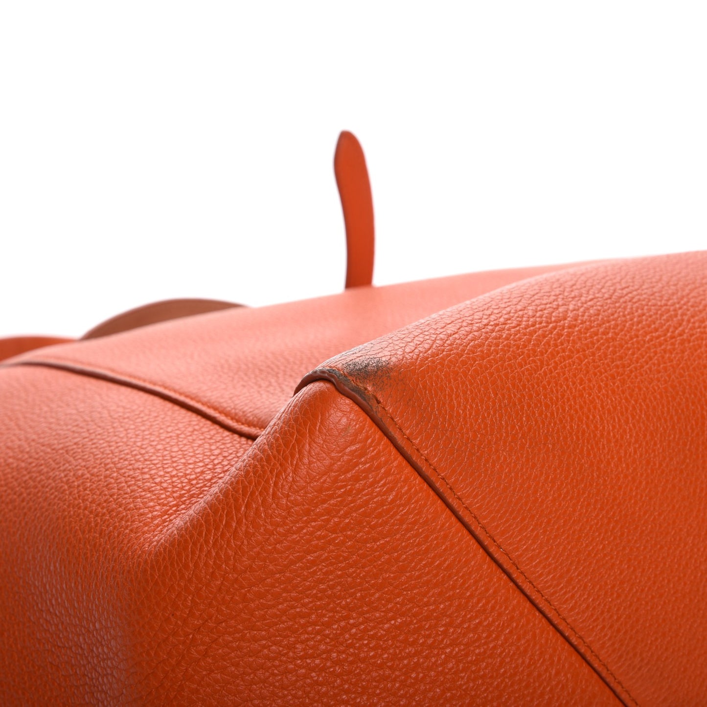 Soft Grained Calfskin Small Belt Cabas Phantom Brick