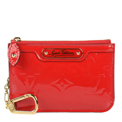 Louis Vuitton Vernis Key Pouch Cherry 1 of 8