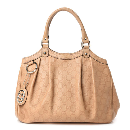 Gucci Guccissima Medium Sukey Tote Beige 1 of 11