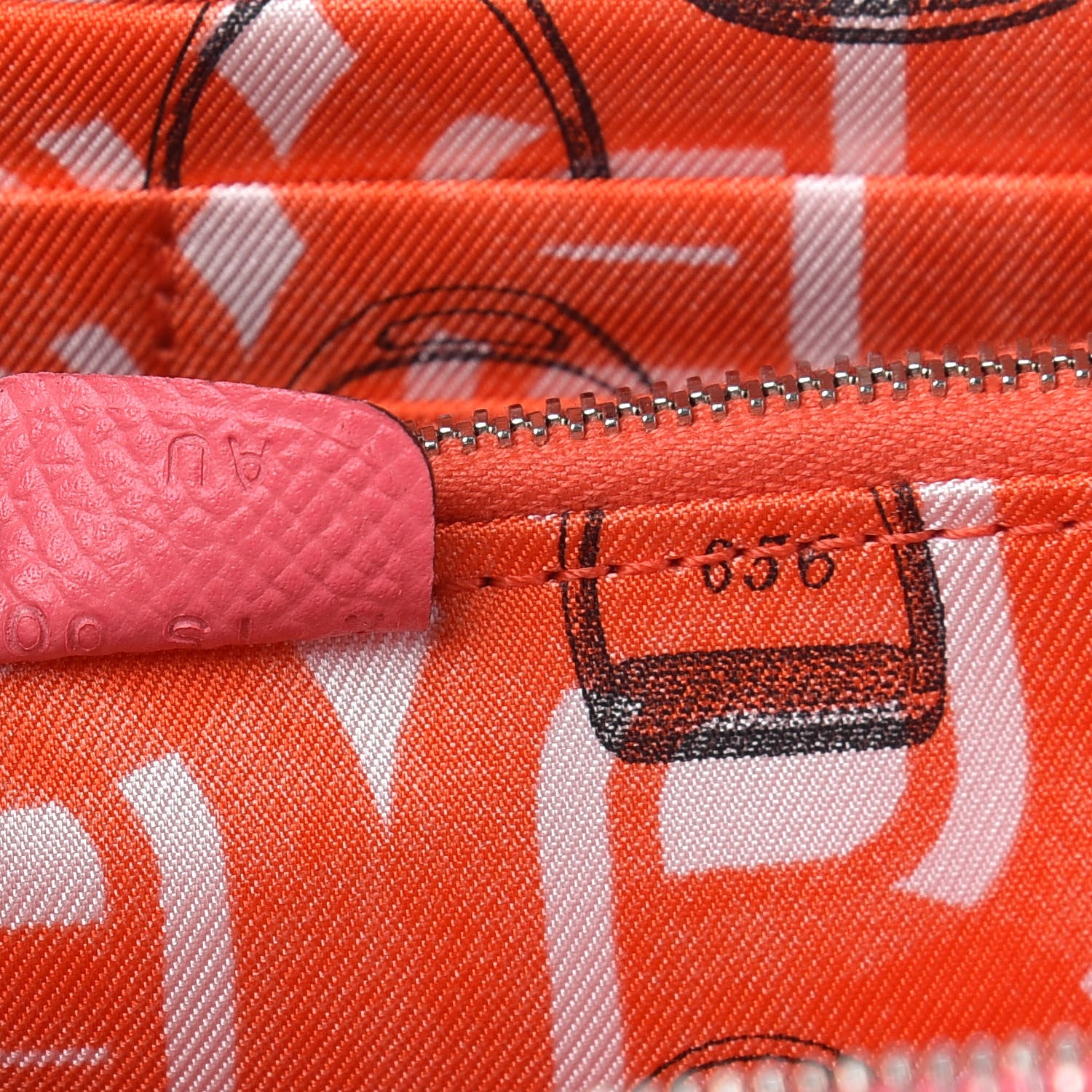 Hermes Epsom Silk'In Wallet Rose Azalee 7 of 8