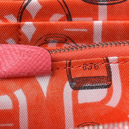 Hermes Epsom Silk'In Wallet Rose Azalee 7 of 8