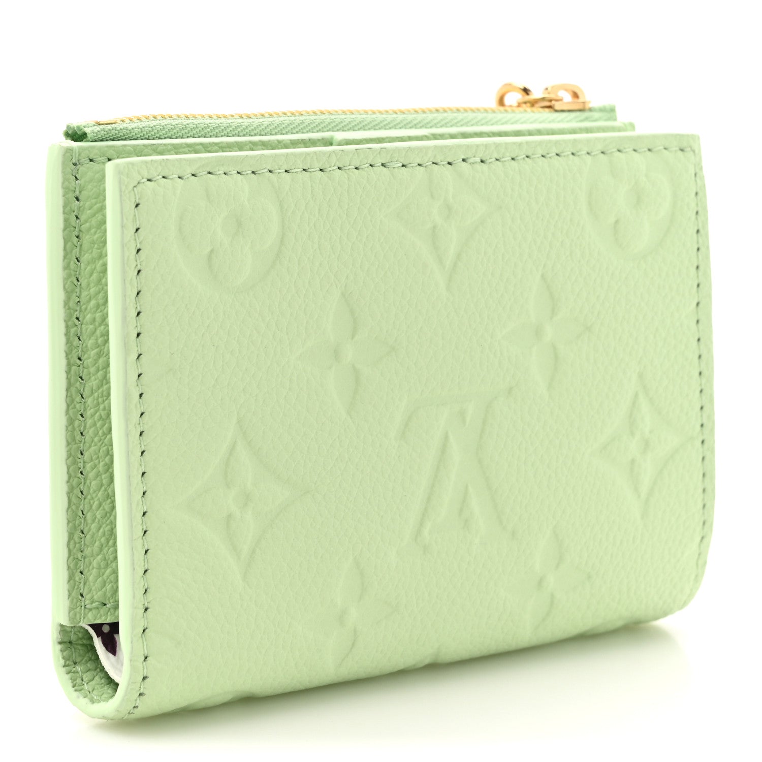 Louis Vuitton X TM Empreinte Monogram Lisa Wallet Green Tea 3 of 9