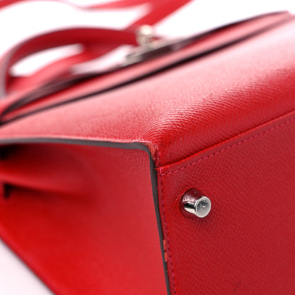 Hermes Epsom Kelly Sellier 32 Rouge Casaque 8 of 15