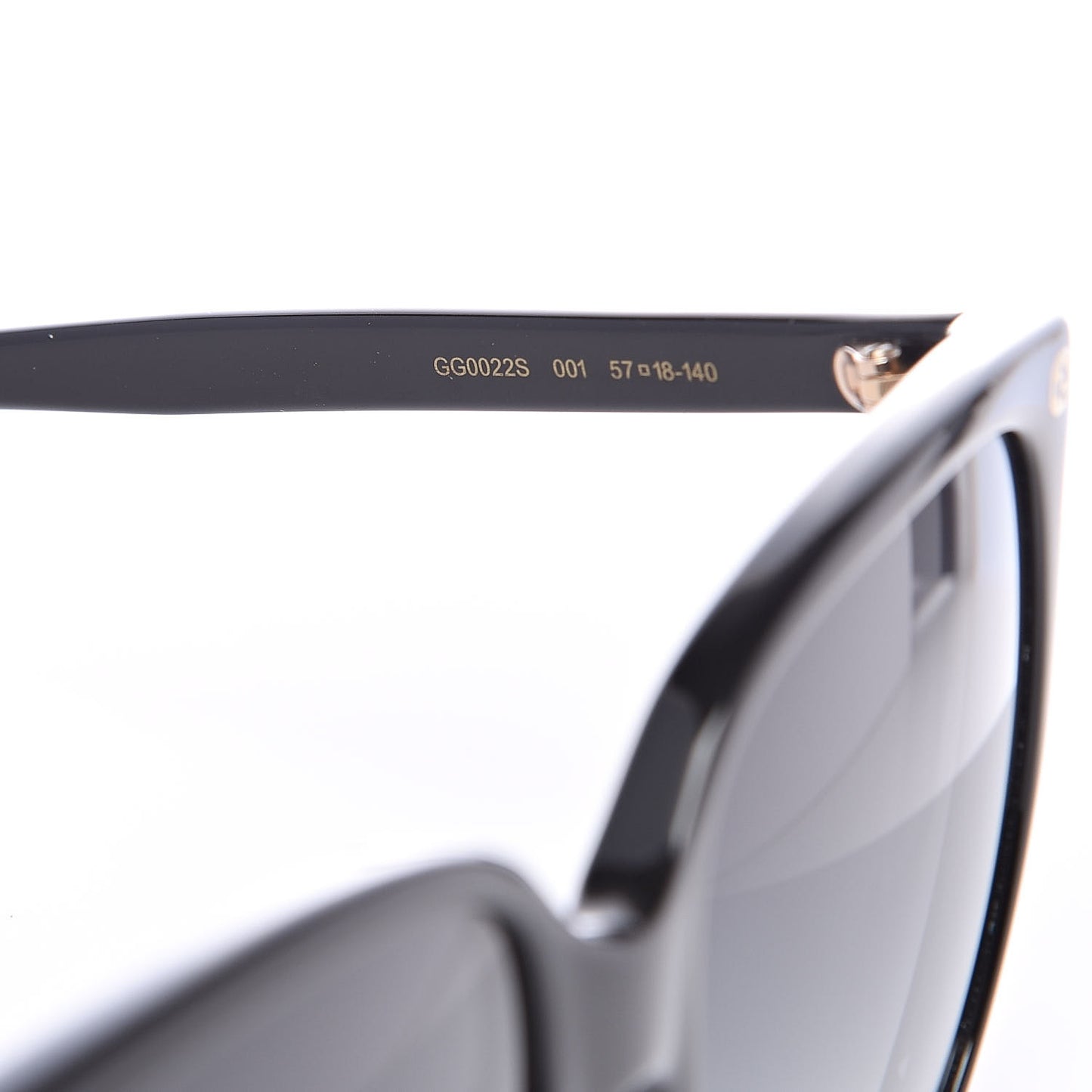 Acetate GG Sunglasses GG0022S Black
