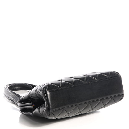 Chanel Lambskin Quilted Handbag Black 4 of 8