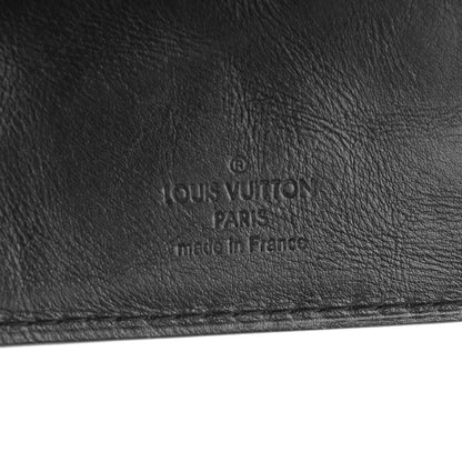 Louis Vuitton Mens Nappa Marco Chicago Perforated Wallet Black 6 of 6