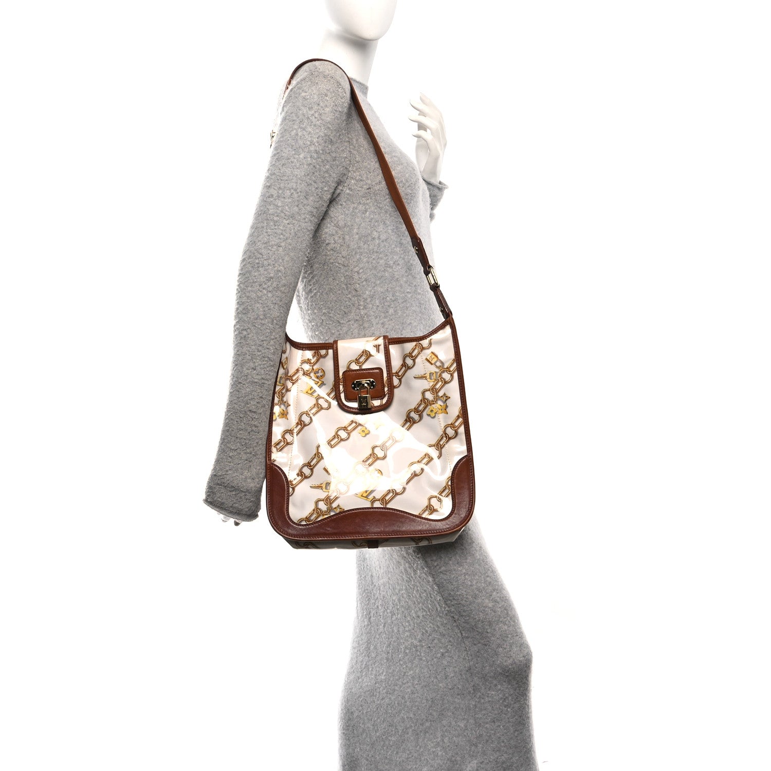 Louis Vuitton Monogram Charms Musette White 2 of 9