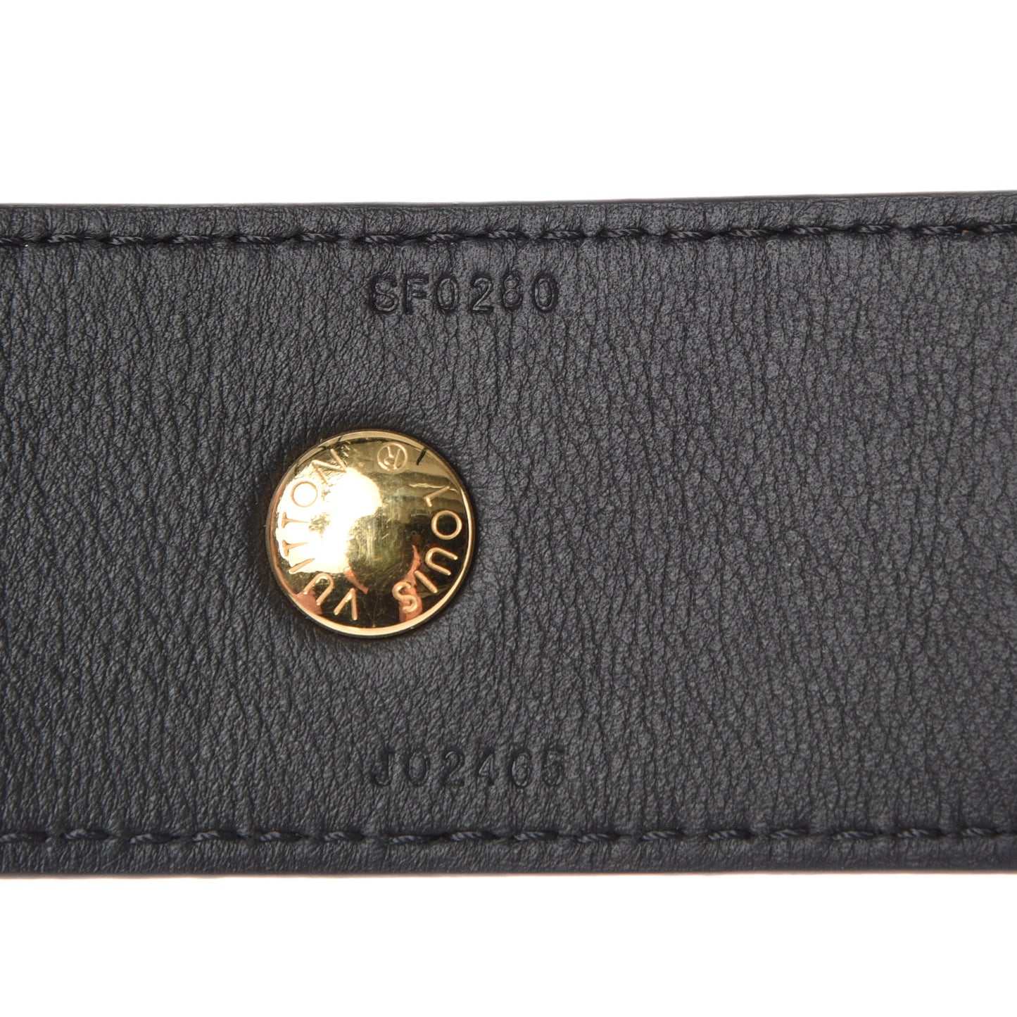 Monogram Adjustable Bandouliere Shoulder Strap Black