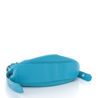 Balenciaga Agneau Arena Le Cagole Shoulder Bag XS Cyan 5 of 13
