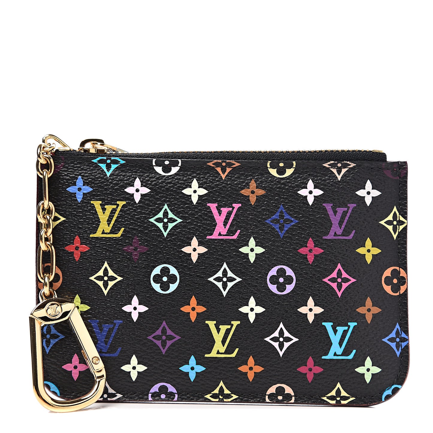 Monogram Multicolor Key Pouch Black Grenade