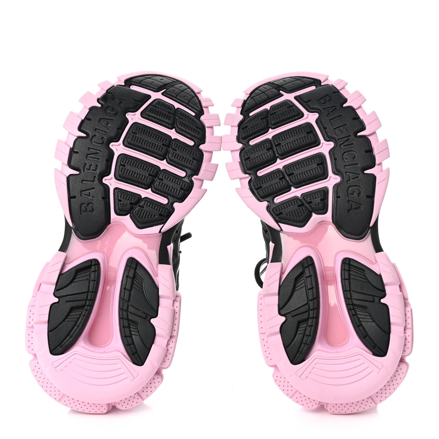 Balenciaga Mesh Nylon Bi-Color Womens Track Sneakers 36 Black Pink 5 of 7