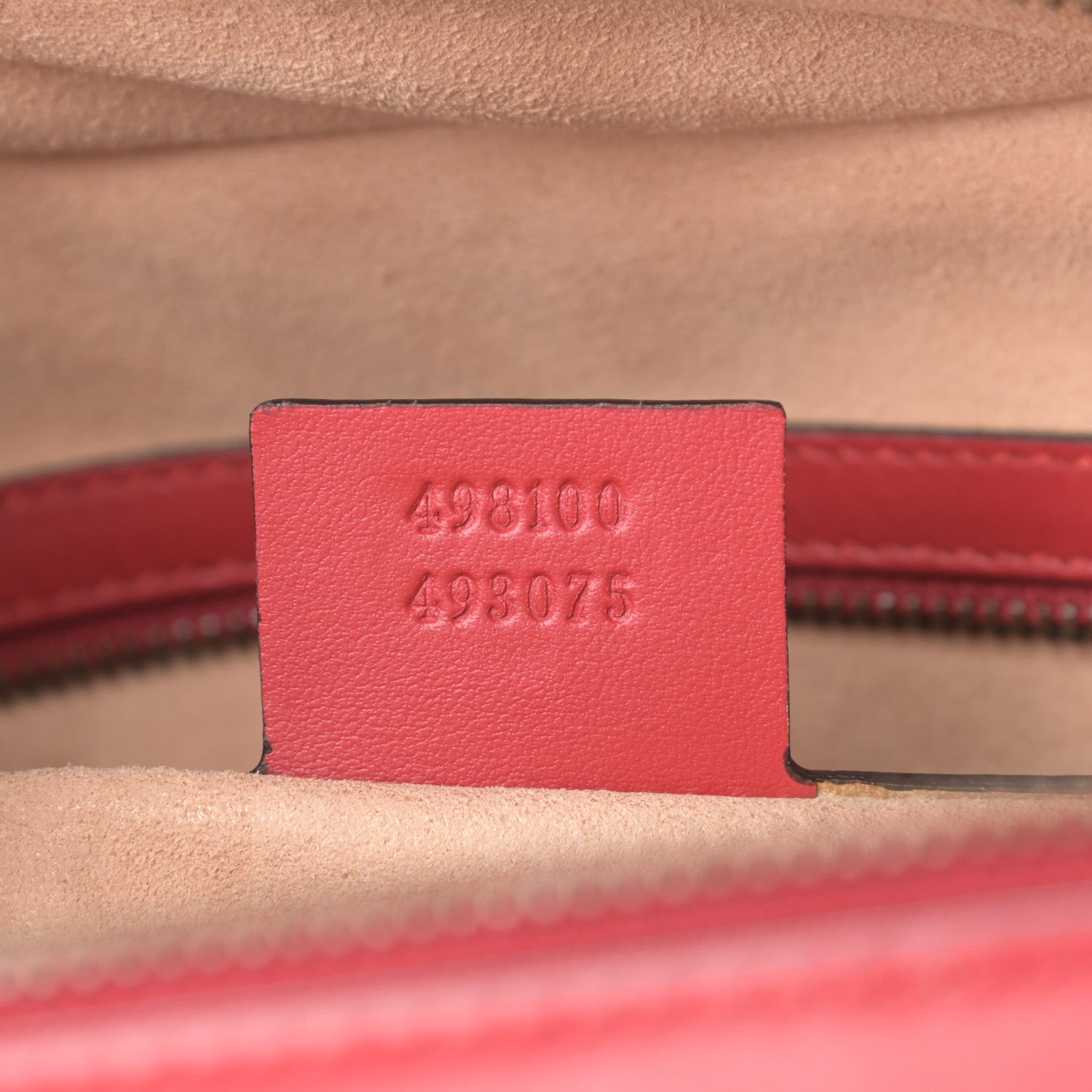 Gucci Calfskin Matelasse Sylvie Web Small GG Marmont Top Handle Shoulder Bag Hibiscus Red 7 of 11