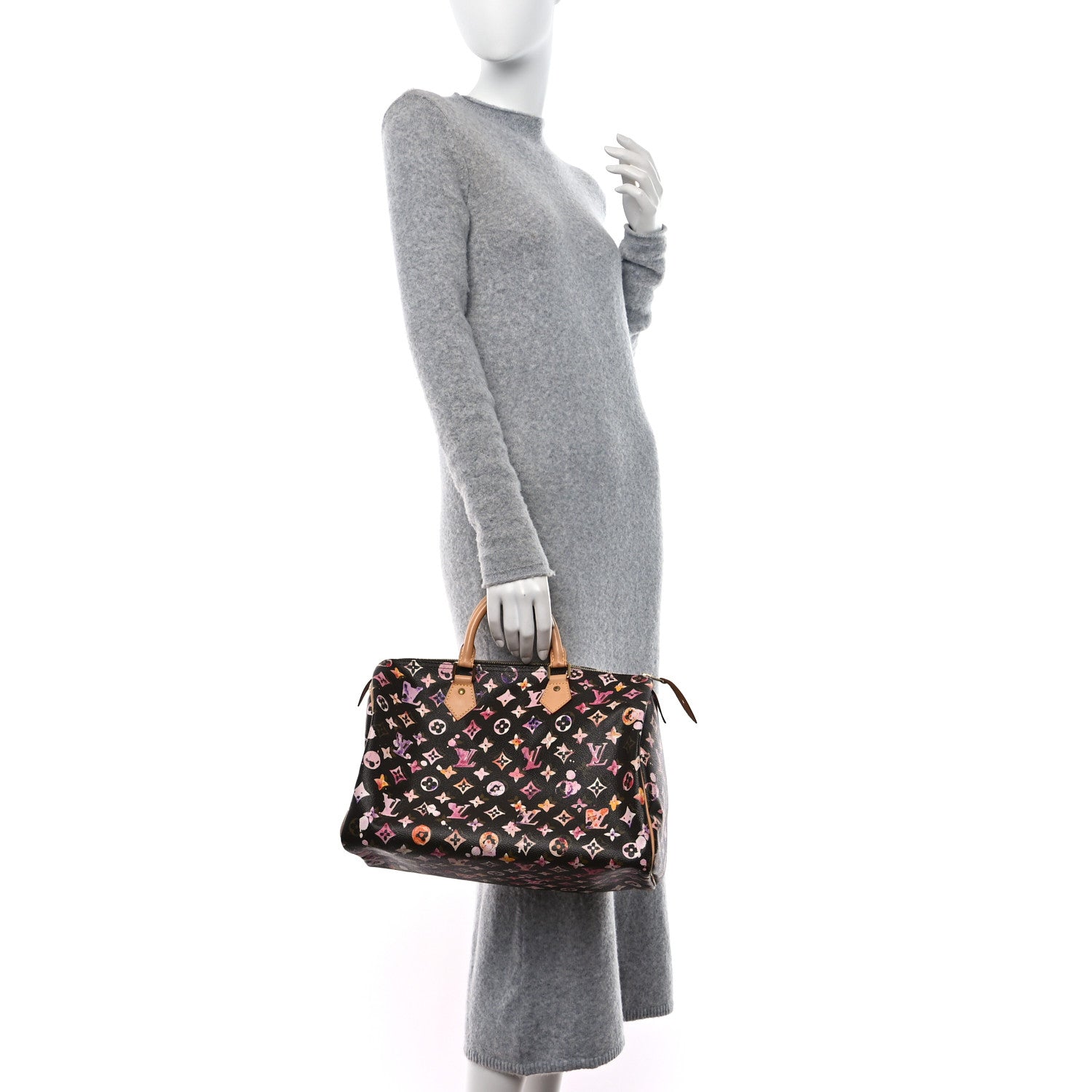 Louis Vuitton Watercolor Aquarelle Speedy 35 Brown 2 of 11