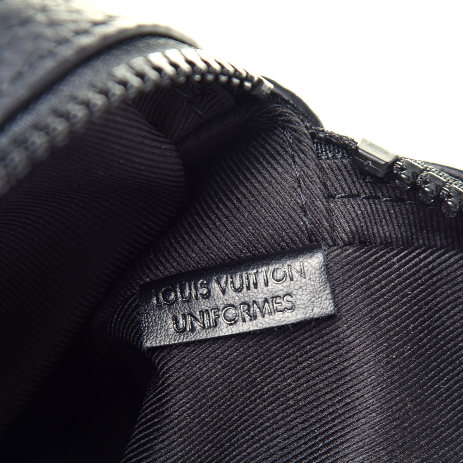 Louis Vuitton Taurillon Monogram Uniformes Solar Ray Soft Pochette Volga Belt Bag Black 7 of 10