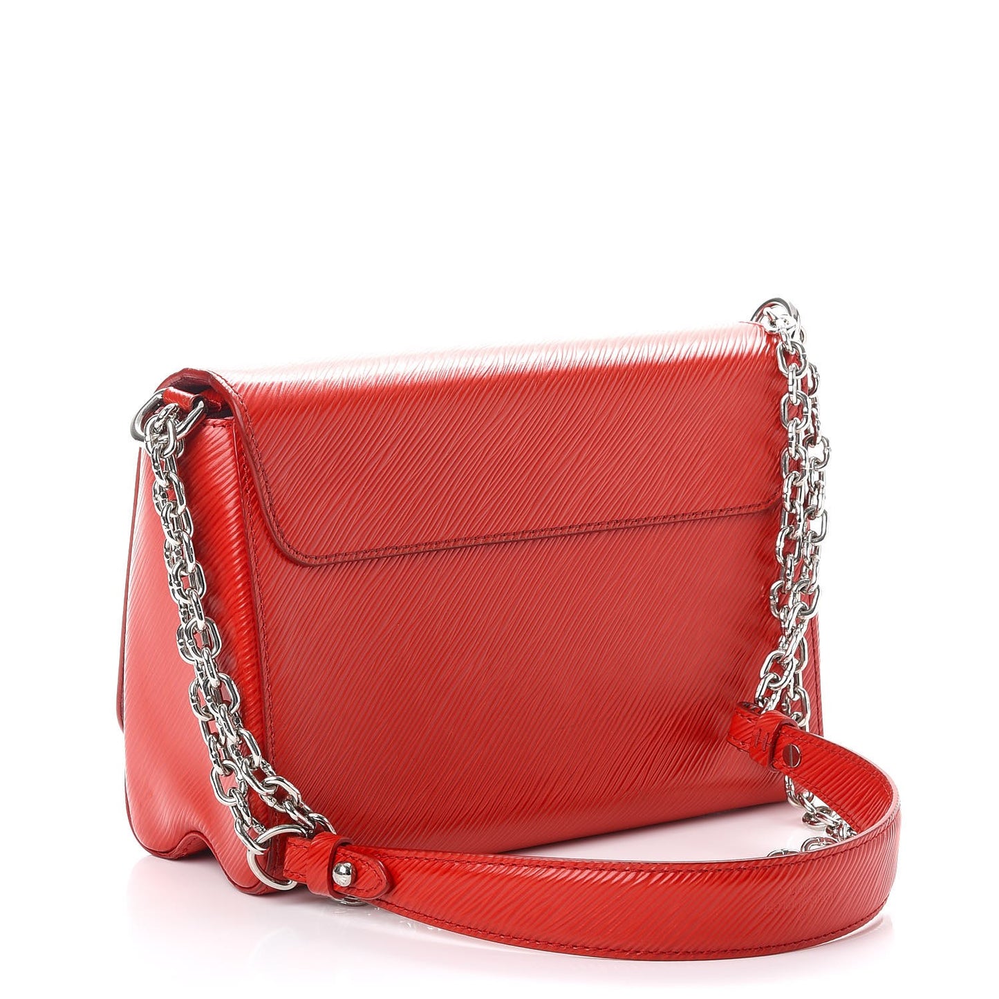 Epi Twist Shoulder Bag MM Coquelicot