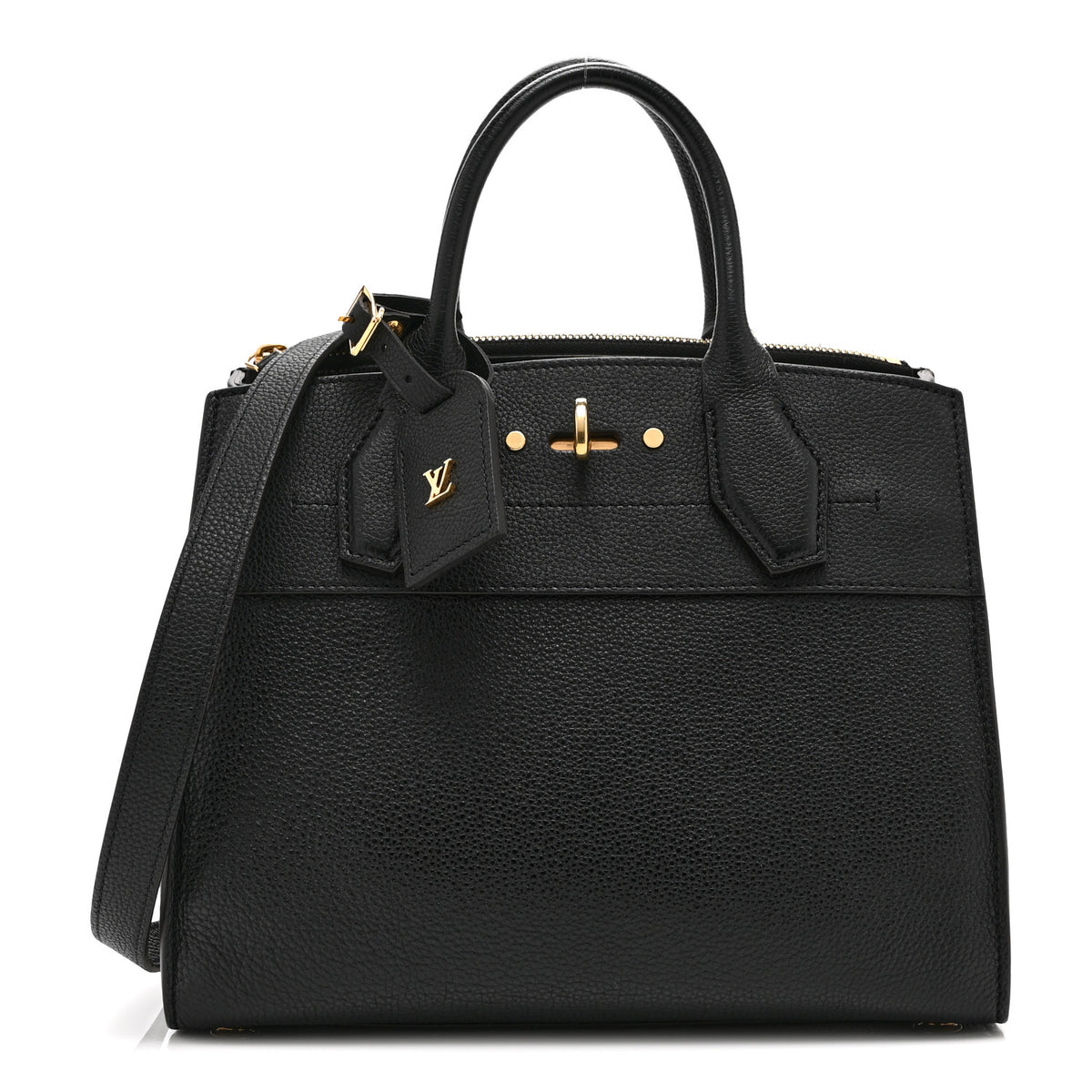 Louis Vuitton Taurillon City Steamer PM Black 1 of 11