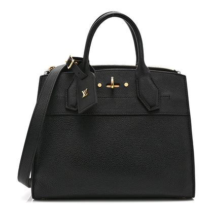 Louis Vuitton Taurillon City Steamer PM Black 1 of 11