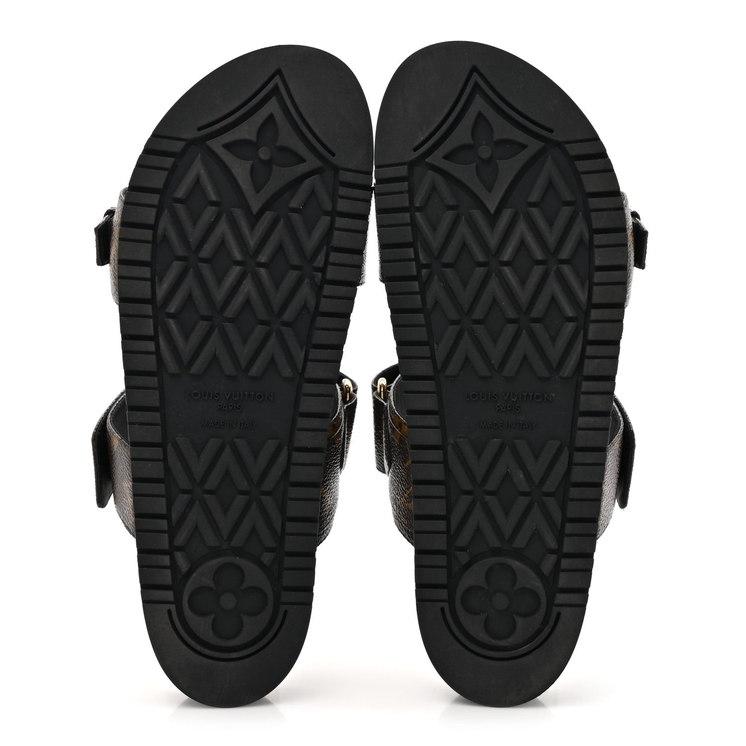 Louis Vuitton Monogram Bom Dia Mule Sandals 38.5 Black 5 of 11