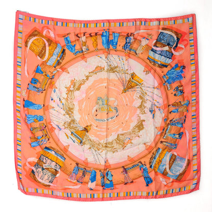 Hermes Silk Prieres au Vent Scarf 90 2 of 8