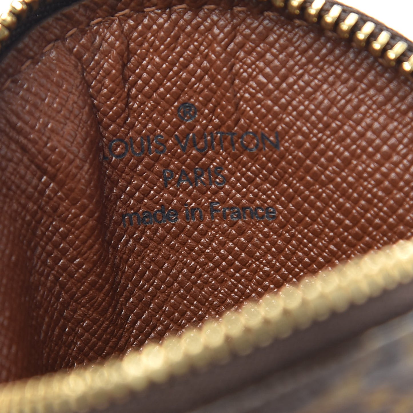 Monogram Round Coin Purse