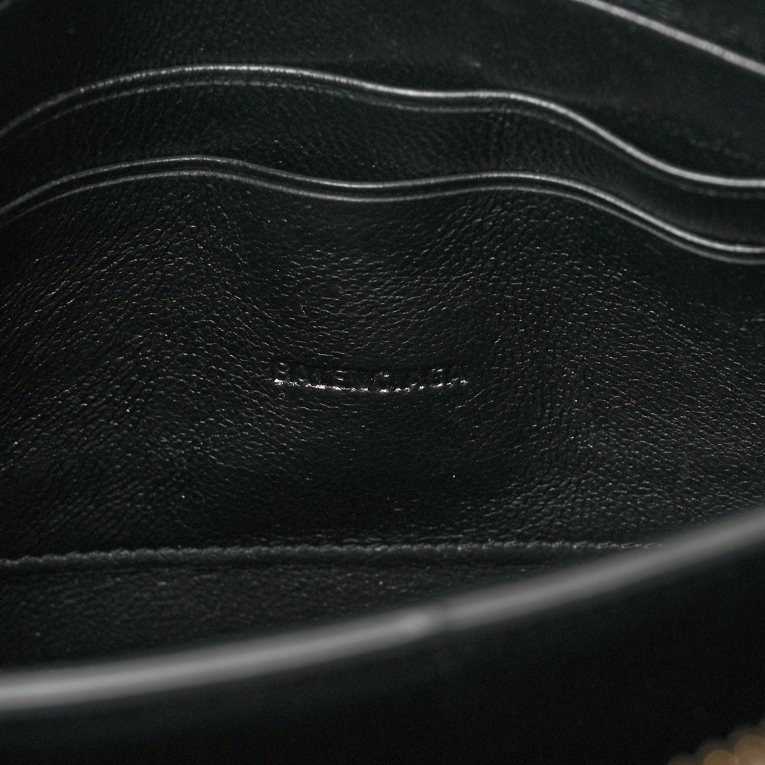 Balenciaga Grained Calfskin Neo Classic Gold Hardware Multipouch Black 6 of 10