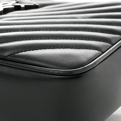 Saint Laurent Calfskin Matelasse Monogram Lou Camera Bag Black 13 of 13