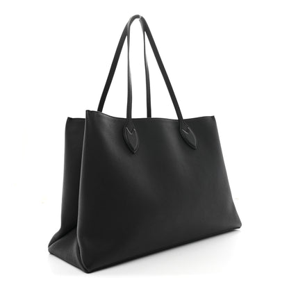Louis Vuitton Grained Calfskin Lockme Shopper Black 3 of 10