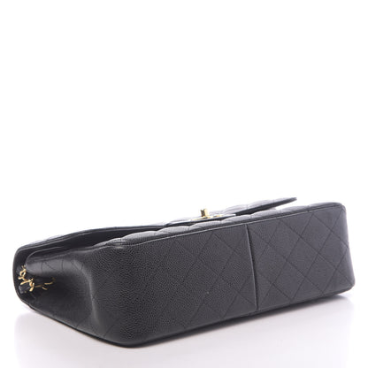 Chanel Caviar Quilted Jumbo Double Flap Black 4 of 12