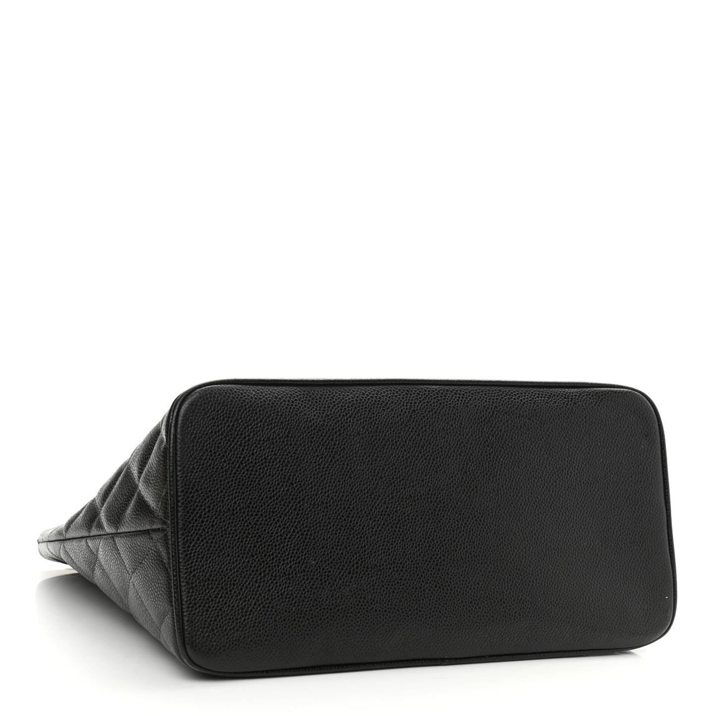Caviar Quilted Medallion Tote Black