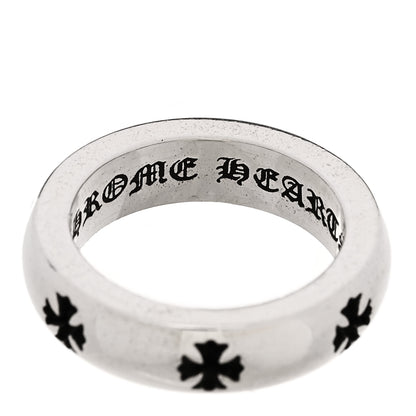 Chrome Hearts Sterling Silver Negative CH Plus Ring 49 5 4 of 5