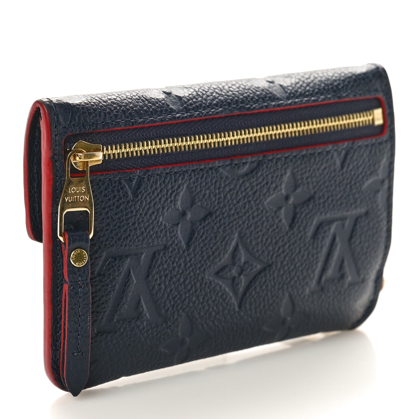 LOUIS VUITTON Empreinte Key Pouch Marine Rouge