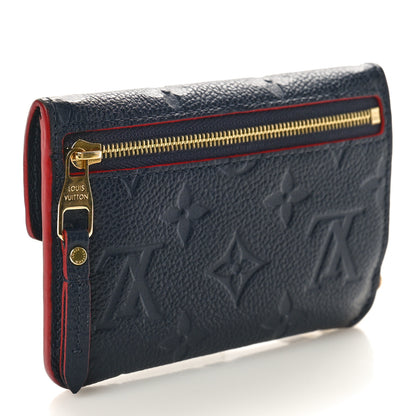 Louis Vuitton LOUIS VUITTON Empreinte Key Pouch Marine Rouge 3 of 7