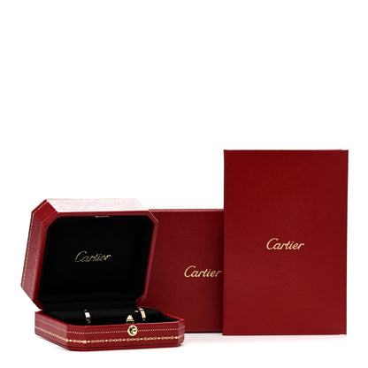 Cartier 18K Yellow Gold Small LOVE Hoop Earrings 5 of 5