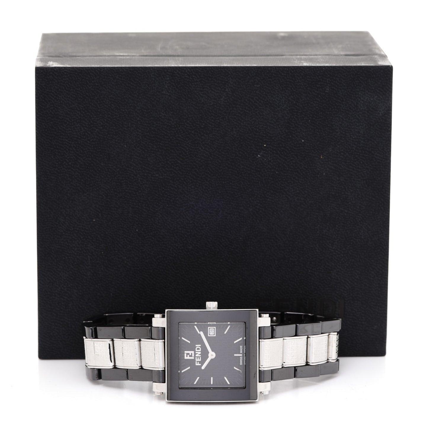 Stainless Steel Ceramic 30mm Orologi Quartz Watch Black